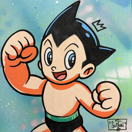 Painting Astroboy King by So Moon | Painting