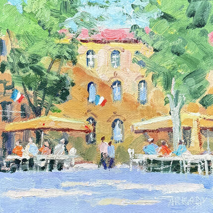 Painting Place de l'Archevêché by Arkady | Painting