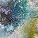 Gemälde Océan cosmique von Dupetitpré Roselyne | Gemälde Abstrakt Minimalistisch Acryl Tinte