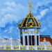 Painting Maison du Roi d'Espagne by Rodriguez Rio Martin | Painting Figurative Urban Oil