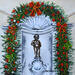 Painting Manneken Pis in Christmas by Rodriguez Rio Martin | Painting Figurative Urban Oil