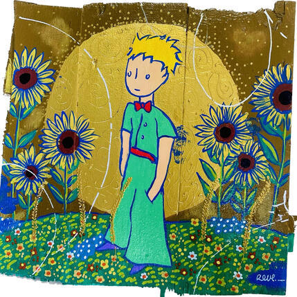 Gemälde Tournesols von Revel | Gemälde Pop-Art Pop-Ikonen