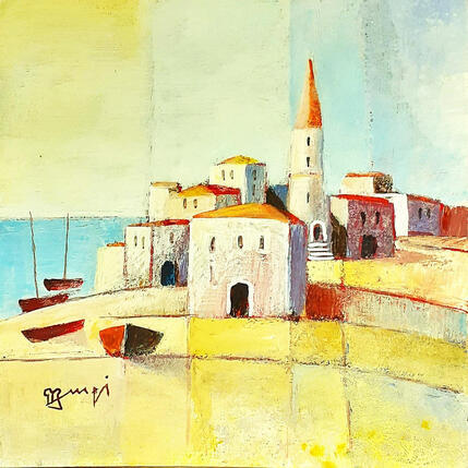 Peinture AR35 PAYSAGE DE SARDAIGNE par Burgi Roger | Tableau