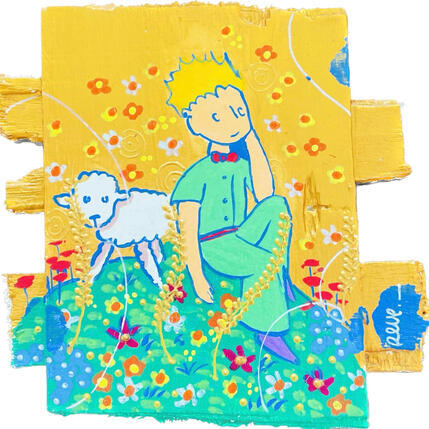 Gemälde Le jardin de l'âme von Revel | Gemälde Pop-Art Pop-Ikonen