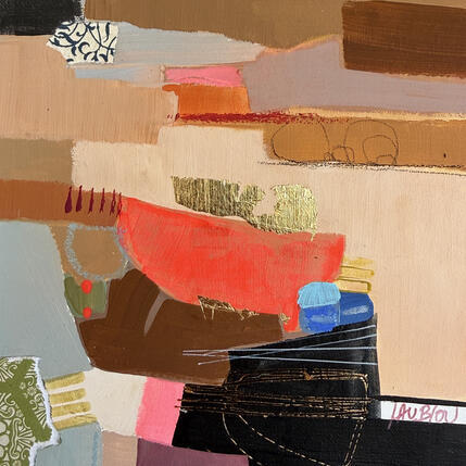 Painting Desert d'automne by Lau Blou | Painting