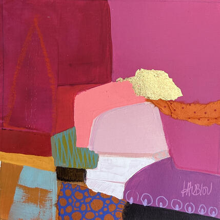 Peinture Sur le chemin de La Chapelle par Lau Blou | Tableau
