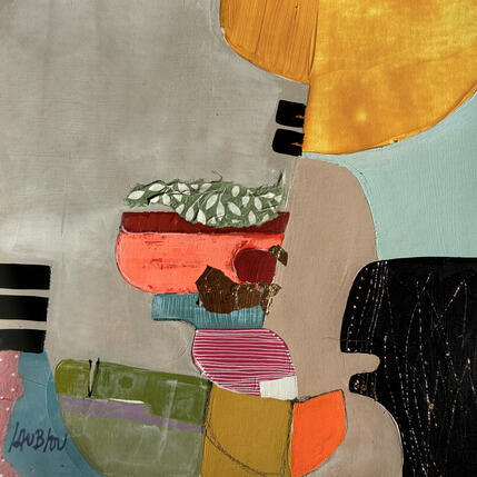 Peinture Retenir l'indispensable par Lau Blou | Tableau