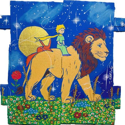 Painting Le roi des rêves  by Revel | Painting