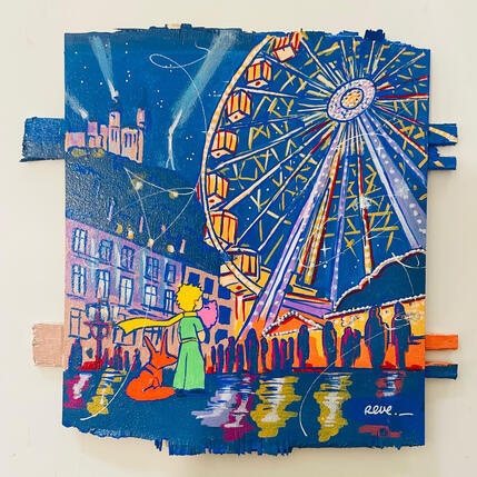 Painting La grande roue by Revel | Painting