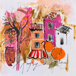 Painting Orangers by Colombo Cécile | Painting