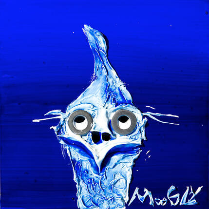 Painting Décaféinus by Moogly | Painting