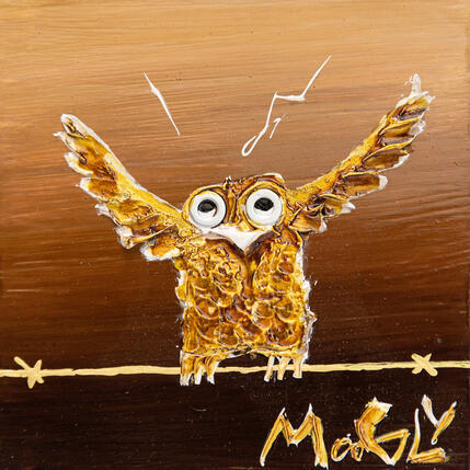 Painting Symphonius by Moogly | Painting Raw art Acrylic, Pigments, Resin Animals