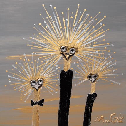 Painting Gallus by Moogly | Painting Raw art Acrylic, Pigments, Resin Animals
