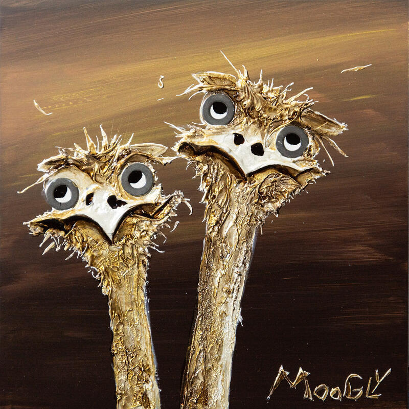 Gemälde Epatatus von Moogly | Gemälde Art brut Tiere Acryl Harz Pigmente