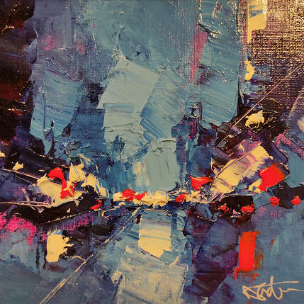 Peinture Cooper Square par Castan Daniel | Tableau Figuratif Huile