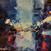 Painting Brooklyn Heights by Castan Daniel | Painting Figurative Oil