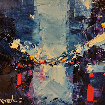 Painting Brooklyn Heights by Castan Daniel | Painting Figurative Oil