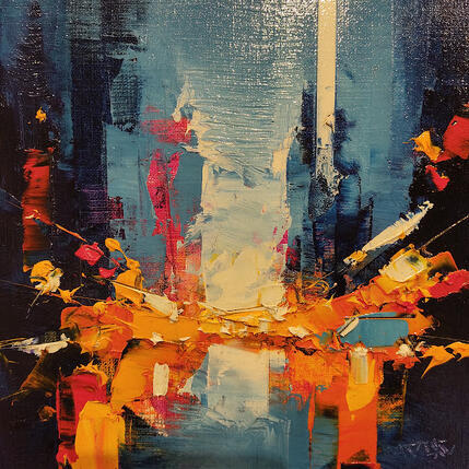 Peinture Light to Light par Castan Daniel | Tableau Figuratif Huile