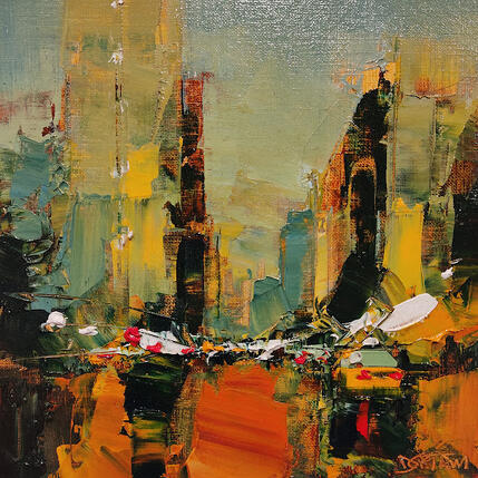 Peinture Sand day par Castan Daniel | Tableau Figuratif Huile