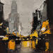 Painting Empire in the gray by Castan Daniel | Painting Figurative Oil