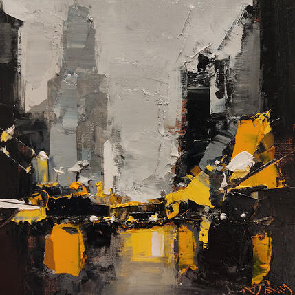 Painting Empire in the gray by Castan Daniel | Painting Figurative Oil Pop icons
