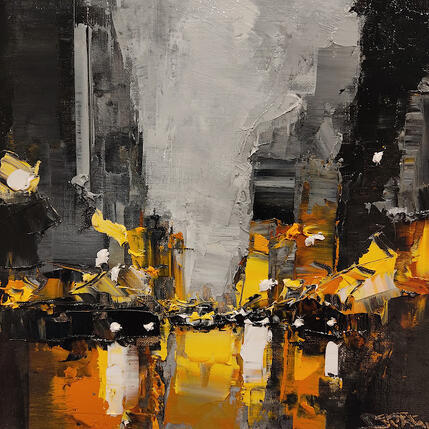 Painting I am the shadow by Castan Daniel | Painting Figurative Oil