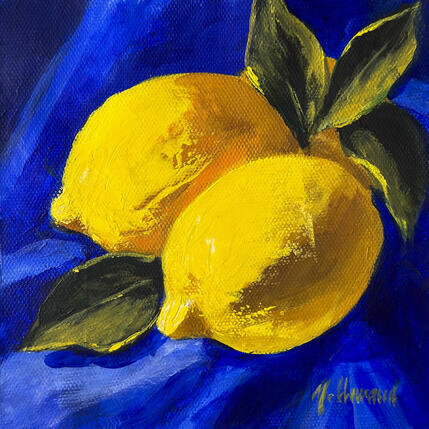 Painting CITRONS by Clavaud Morgane | Painting