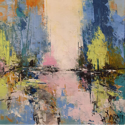 Painting Un matin de printemps by Dessein Pierre | Painting Figurative Oil