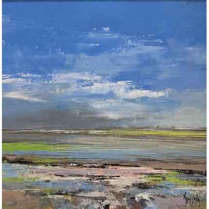 Painting Crépuscule by Dessein Pierre | Painting Figurative Oil