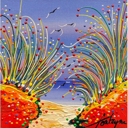 Gemälde Entre nous von Fonteyne David | Gemälde Figurativ Acryl