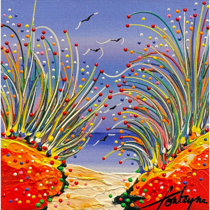 Gemälde Entre nous von Fonteyne David | Gemälde Figurativ Acryl