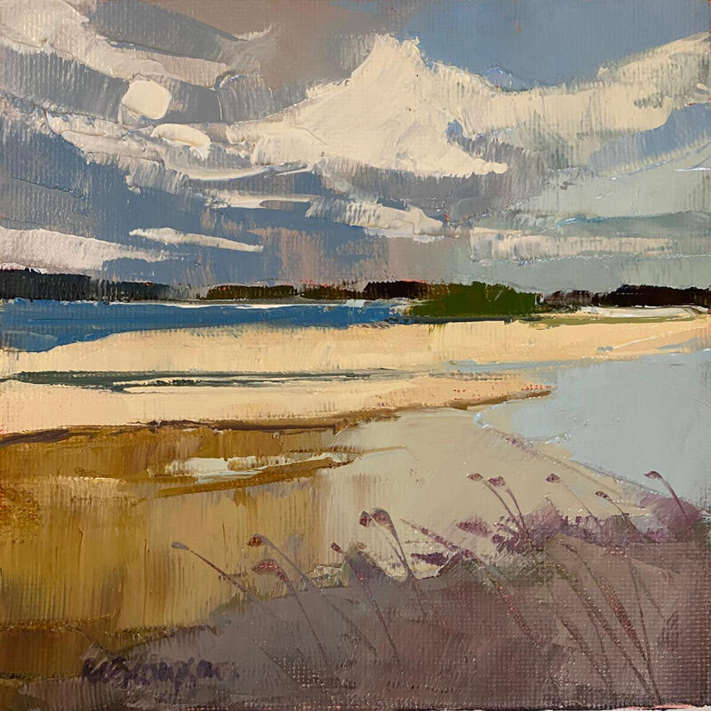 Painting Venteux by Gray Thompson Rachael | Painting Figurative Landscapes Oil