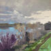 Painting Exhale by Gray Thompson Rachael | Painting Figurative Landscapes Oil