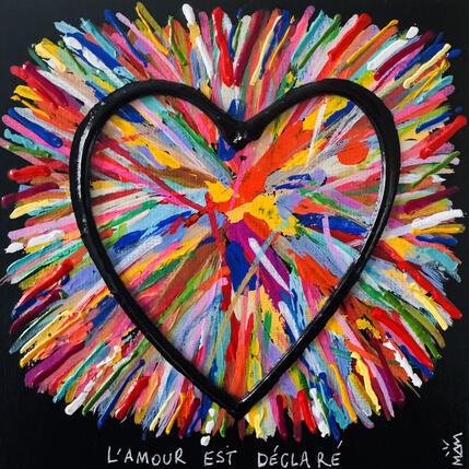 Painting L' AMOUR EST DéCLARé by Mam | Painting