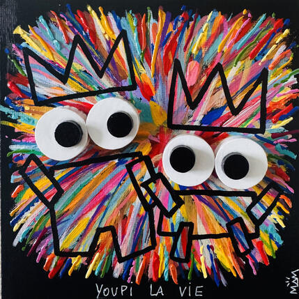 Painting YOUPI LA VIE by Mam | Painting