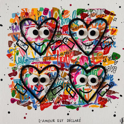 Painting L'AMOUR EST DéCLARé by Mam | Painting