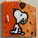 Peinture F1 Snoopy LOVE par Marie G. | Tableau Pop-art Icones Pop Bois Acrylique