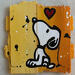 Painting F1 Snoopy LOVE by Marie G. | Painting Pop-art Pop icons Wood Acrylic