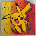 Painting F2 Pikachu by Marie G. | Painting Pop-art Pop icons Wood Acrylic