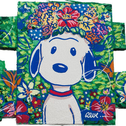 Gemälde Snoopy khalo von Revel | Gemälde