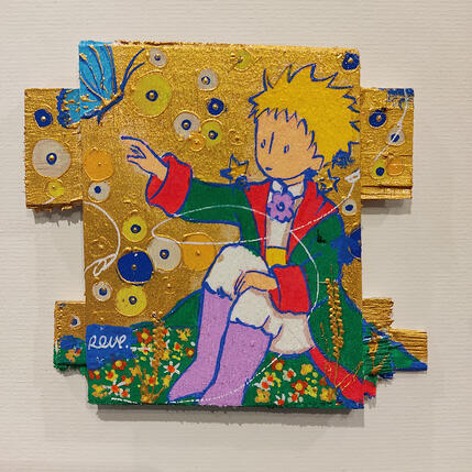 Gemälde Le temps d'un rêve von Revel | Gemälde Pop-Art Pop-Ikonen