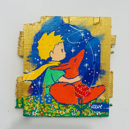 Painting Je veille sur toi by Revel | Painting