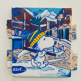 Peinture Courchevel  par Revel | Tableau
