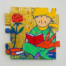 Peinture Une histoire pour toi  par Revel | Tableau