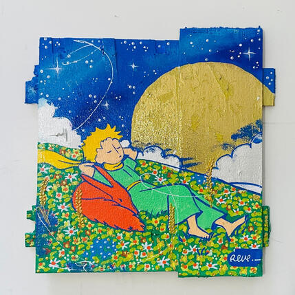Painting Heureux simplement by Revel | Painting