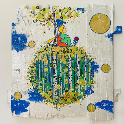 Painting Le monde est si grand by Revel | Painting