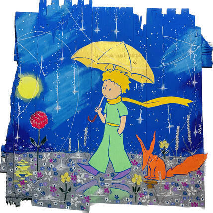 Gemälde Pluie d’étoiles  von Revel | Gemälde