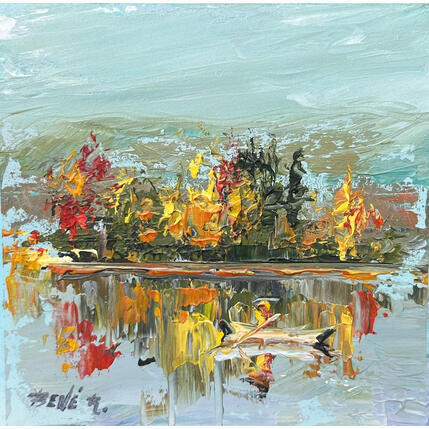 Painting October light by Rodrigues Bené | Painting