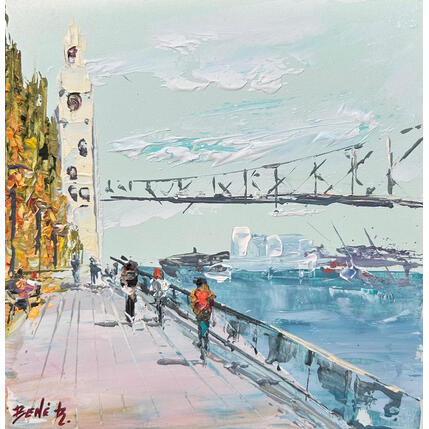 Painting October city by Rodrigues Bené | Painting Pop icons