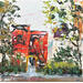 Painting City air, autumn light by Rodrigues Bené | Painting